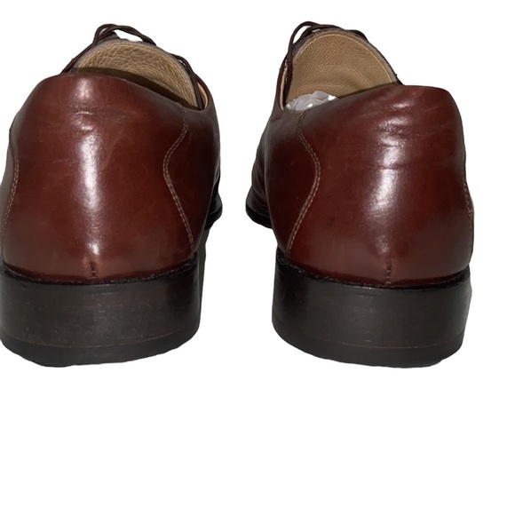 Pronto Uomo Firenze Made in Italy Men’s Brown Leather Shoe Size 11.5 - Picture 5 of 7